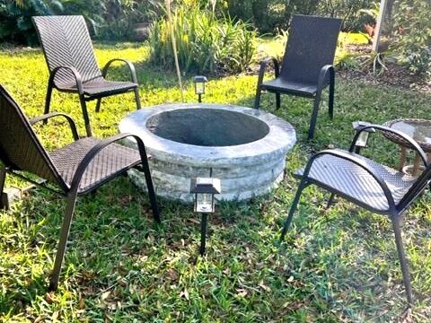outdoor fire feature​
