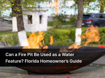Fire Pit Be Used as a Water Feature