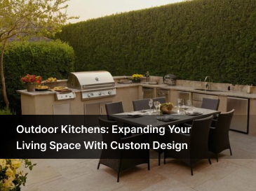 custom-made outdoor kitchens