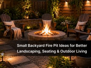 small outdoor fire features