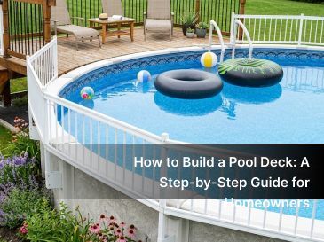Build a pool deck