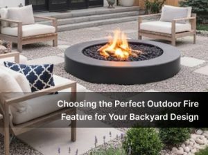 outdoor fire features