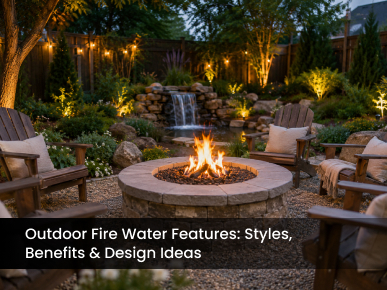 Outdoor Fire Water Features
