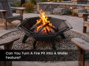Turn a Fire Pit Into a Water Feature