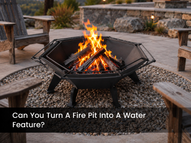 Turn a Fire Pit Into a Water Feature