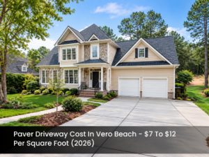 Paver Driveway Cost in Vero Beach