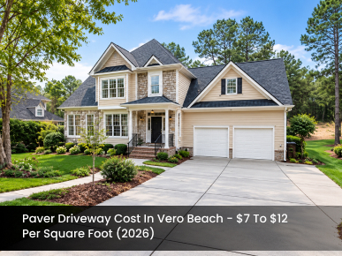 Paver Driveway Cost in Vero Beach