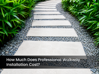 Professional Walkway Installation Cost